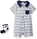 Absorba赤ちゃん男の子ロンパースと靴下セット