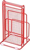 リバティーコーポレーション 包丁・まな板スタンド レッド 幅12×奥行11.5cm Style+2 ワイヤー LD-122