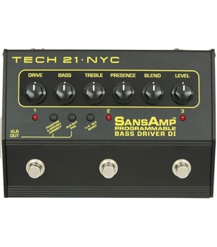 Amazon | TECH21 PROGRAMMABLE BASS DRIVER DI サンズアンプ SansAmp