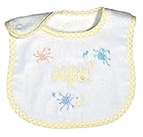 Raindrops Oops Embroidered Bib, Yellow by Raindrops