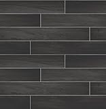 A-Street Prints 2716-23820 Titan Black Wood Wallpaper Titan Wood Wallpaper [並行輸入品]
