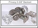 The Very Best Fluted Depression Crystal Door Knob Set. A Duplicate of the Early American Classic, no