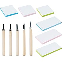 消しゴムスタンプ彫ります 消しゴムはんこ】彫刻刀練習してみるよ① - YouTube