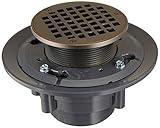 Jones Stephens D4991WB 3X4-Inch PVC Drain for 5-Inch Round Multi Head Shower, Old World Bronze [並行輸入
