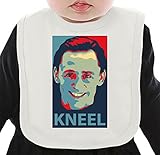 Loki Marvel Vilain Kneel ネクタイを有する有機ビブ Medium
