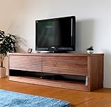 ISSEIKI TV BOARD テレビボード ミディアムブラウン 幅160 木製家具 大型開梱設置便 【TI-96-1】