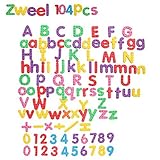 Rorychen 36PCS Baby Kids Educational Bathroom Toy Alphabet Toys Non-toxic EVA Letters & Numbers by R