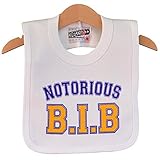 Notorious B.I.B. Funny baby bib The original Nippaz With Attitude HipHop baby bib by Nippaz With Att