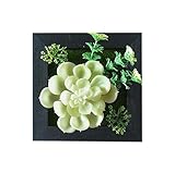 農家のスタイルの人工植物の装飾品の壁の装飾、ライトグリーン