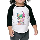 面白い ボーイとガール オードリー ヘプバーン ポスター Ｔシャツ タイツ Black Size 4 Toddler