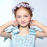ウエディング 花冠 レイシークラシック(Lacey Classic) ヘアアアクセサリー フラワーティアラ 花かんむり フラワーガールキッズ 子供 フォーマル 発表会 女の子 ドレス 結婚式 撮影 (
