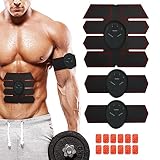 EMS 腹筋ベルト WERPOWER トレーニングマシーン 腹筋 腕筋 筋トレ器具 6種類モー...