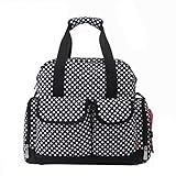 gudehome多目的Baby Diaper BagおむつバックパックChangingバッグマザーズトート防水ハンドバッグショルダーバッグ ブラック