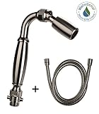 High Sierra 'sソリッドメタルハンドヘルドヘッドTrickleバルブと72 "すべてメタルhose- WaterSense証明書低フロー1.5 GPM HHFCS-200-N-1.5