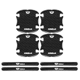【InnoWave】カローラ クロス COROLLA CROSS専用 ドアハンドル プロテクター 8個セット2018年4月～現在 カローラクロス 10系 210系 車ドアガード キズ防止 装着簡単 独自設計 黒
