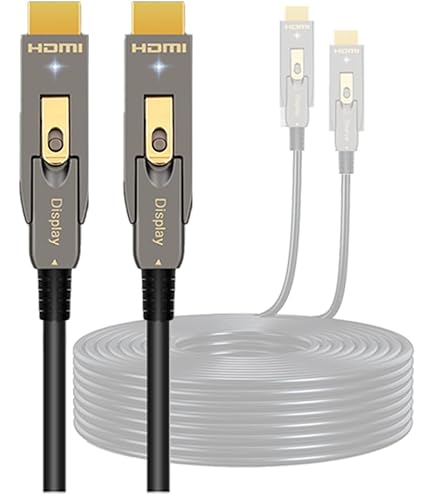 Amazon | サンワサプライ 光ファイバHDMIケーブル(10m) KM-HD20-FB10K