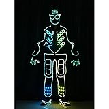 Jomax LED Light Fiber Optic Robot Costumes