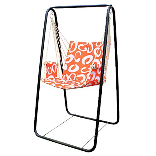 1stモール ハンモック チェア ゆったり 読書 子供 遊び 庭 ベランダ 家内 ガーデン ブランコ スタンド簡単 組み立て ST-CHEHAN