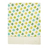 baby.e-sleep(ベビーイースリープ)×QUARTER REPORT ピジョンベビーダブルガーゼ掛カバー(エメラルド ダブルガーゼ) 102×128cm