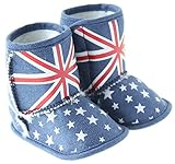 (ダンティヤ)Dantiya  ベビー　キッズ　新生児　秋冬　シューズ　ファッションブルー　靴　ファーストシューズ (11cm)