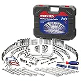 WORKPRO 164個ソケットセット メカニックツールキット ケース付
