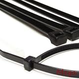 1000パック14 "ブラックケーブルタイHeavy Duty 50lb Long IndustrialワイヤZip Ties