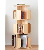 【人気商品】APPOLYN本棚 回転式本棚 4段 直径４０CM*高さ128CM Amazon｜APPOLYN本棚 回転式本棚 4段 直径40CM*高さ128CM A4紙