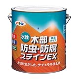 アサヒペン 水性木部防虫・防腐ステインEX 3L パイン