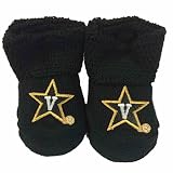 Vanderbilt Commodores Two Feet Ahead幼児ベビー新生児ブラックソックスブーティ