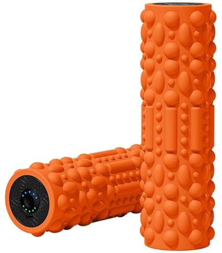 SIXPAD電動 筋膜ローラー 黒/オレンジ Amazon | SIXPAD シックスパッド パワーローラーエス(Power Roller S