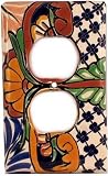 Outlet Mantel Talavera Switch Plate by Fine Crafts & Imports