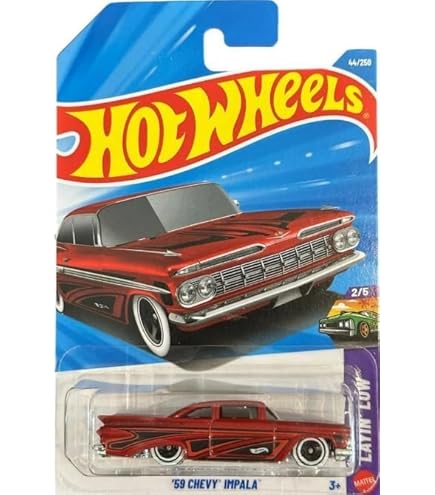 Amazon | Hot Wheels 2020 Tooned '64 Chevy Impala, Blue 58/250