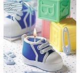 A Blue Boy Bootie Candle Favour by Shower My Baby