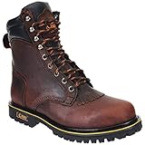 CebuメンズTK Lacer 8 " Work Boot カラー: レッド