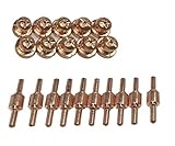 プラズマ切断機 用 消耗品 B セット (チップX10、電極棒X10)