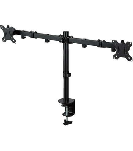 モニターアーム シングル(32インチ 11.3kgまで対応) 1個 ブラック Amazon.co.jp: Amazonベーシック モニターアーム シングル