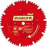 Freud D1050X Diablo 10-Inch 50-tooth ATB Combination Saw Blade with 5/8-Inch Arbor and PermaShield C