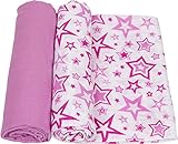 miracle ware ミラクルウエア Muslin Swaddle Blanket 2pk モスリンブランケット2枚セットRadiant Orchid パープルスター