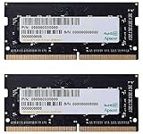 APACER ノートPC用メモリ DDR4-3200 PC4-25600 64GB (32GB x 2枚) 260pin SO-DIMM ES.64GA1.PSRK2
