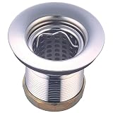 Olympia Faucets ACS-300900 Stainless Steel Duo Basket Strainer, Chrome Finish [並行輸入品]