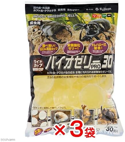Amazon | フジコン 昆虫ゼリー ワイドカップ バイオゼリー Pro50(約16g