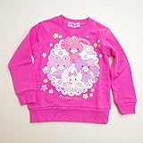 サンリオ ぼんぼんりぼん 裏起毛トレーナー　100cm-130ｃｍ（744BO6011) (120cm, ローズピンク)