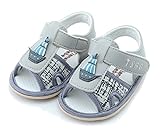 Tianshibebe ベビーサンダル 男の子用 2カラー 11ｃｍ～12ｃｍ ベビーシューズ ファーストシューズ 夏 水遊び (11ｃｍ, グレー)