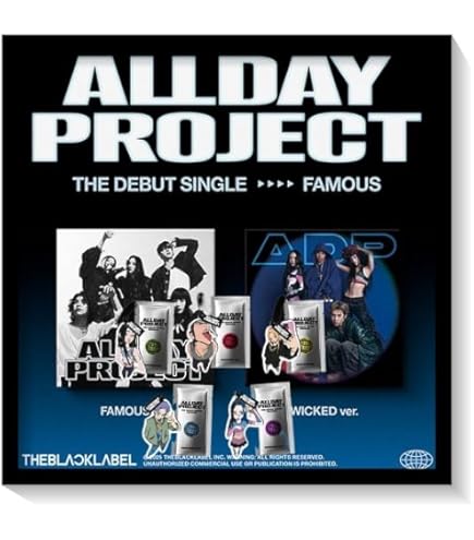 ALLDAY PROJECT オルデプ サイン入り新品 SET) ALLDAY PROJECT The Debut Single 'FAMOUS' - YG SELECT