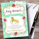 グリーンUnicorn Invitationsベビーシャワー招待状 200 Invitations