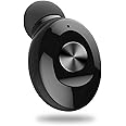 Bluetooth5.0 ミニイヤホン ワイヤレス ヘッドセット 小型 軽量 マイク付き 片耳 USBマグネット充電式 日本語マニュアル 長時間 日本語取扱説明書付き ブラック