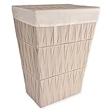 シェブロンナイロン長方形Hamper、リネン