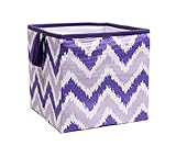 Bacati MixNMatch Storage Box Purple Small [並行輸入品]