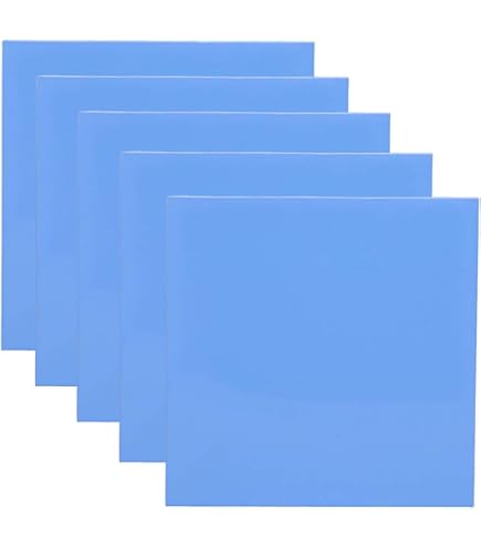 Amazon.co.jp: 3枚セット 放熱シート 100m*100mm*0.5mm 熱伝導シート