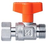 SANEI 【ナット付バルブ】 ナット付ボールバルブ 呼び13 V662-13